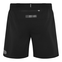 PRESSIO - Men - Elite 6.5" Short - Black/Silver PRESSIO - Men - Elite 6.5" Short - Black/Silver